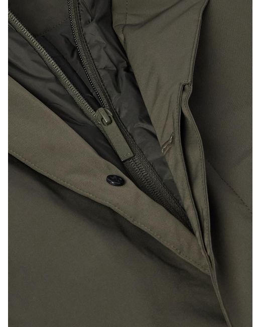 NN07 Green Blake 8240 Coated-Twill Trench Coat for men