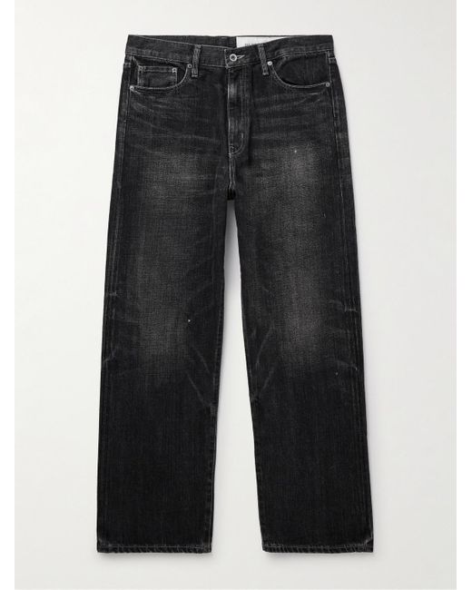 Neighborhood Black Straight-leg Selvedge Jeans for men