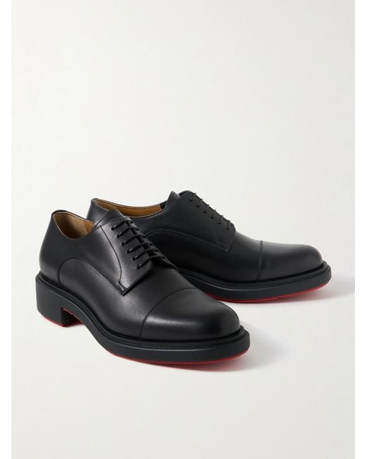 Christian Louboutin Urbino Derby-Schuhe aus Leder in Black für Herren