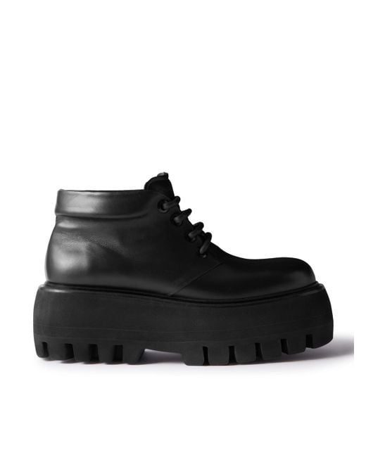McQueen Black 70Mm Sofa Boots for men
