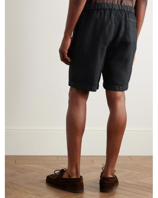 Shorts A Gamba Dritta di Boglioli in Black da Uomo