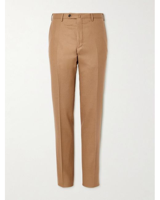 Slowear Natural Slim-Fit Wool And Cashmere-Blend Twill Suit Trousers for men