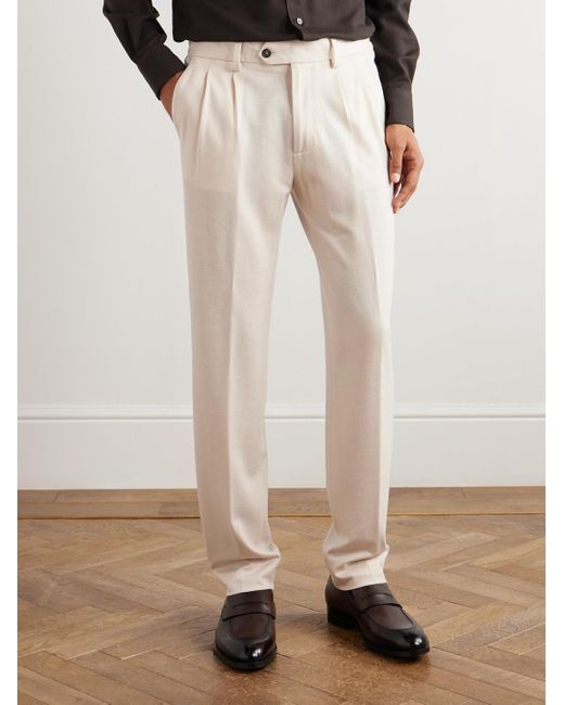 Eleventy Natural Nested Wool Suit for men