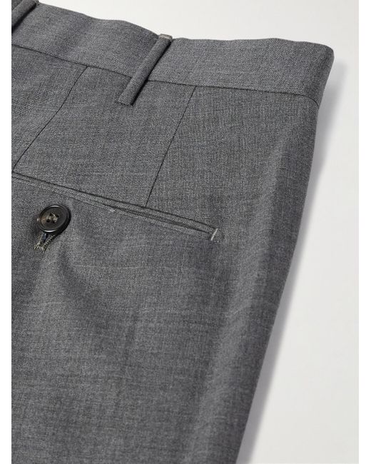 Slowear Gray Venezia 1951 Slim-Fit Virgin Wool Trousers for men