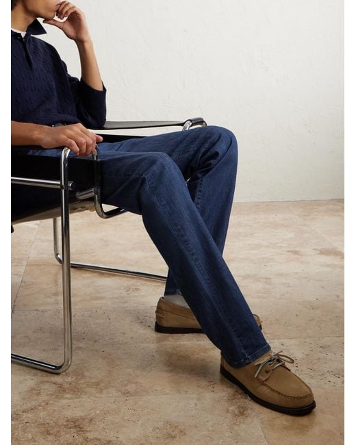 Canali Blue Slim-Fit Straight-Leg Jeans for men