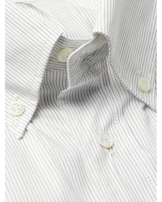 Camicia Slim-Fit di Brunello Cucinelli in White da Uomo