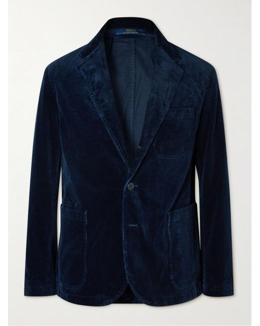 Polo Ralph Lauren Blue Jeremy Cotton-blend Corduroy Blazer for men