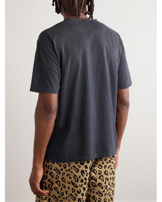 Kapital Blue Life Kapriccio Printed Cotton-Jersey T-Shirt for men