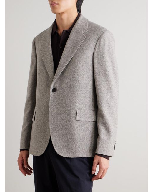 Mr P. Gray Oversized Wool And Camel-Blend Tweed Suit Jacket for men
