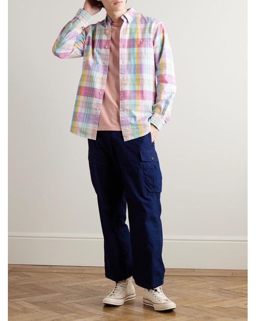 Polo Ralph Lauren T-Shirt aus Baumwoll-Jersey mit Logostickerei in Pink für Herren