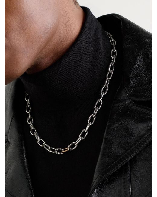Collana A Catena di David Yurman in Black da Uomo