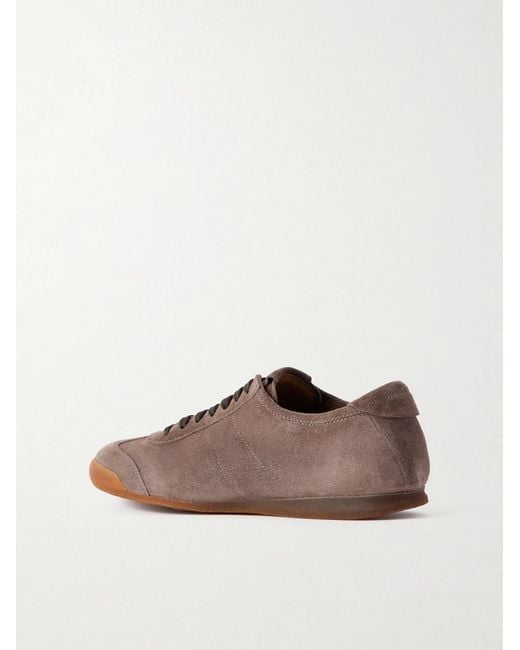 Officine Creative Brown Hazel 001 Suede Sneakers for men