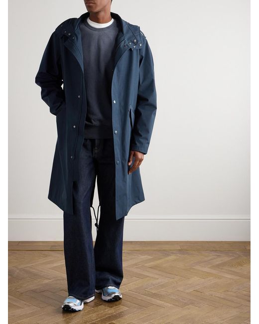 A.P.C. Blue Antonin Shell Parka for men
