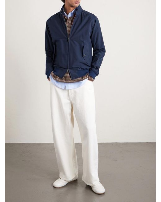 Baracuta Blue G9 Shell Harrington Jacket for men