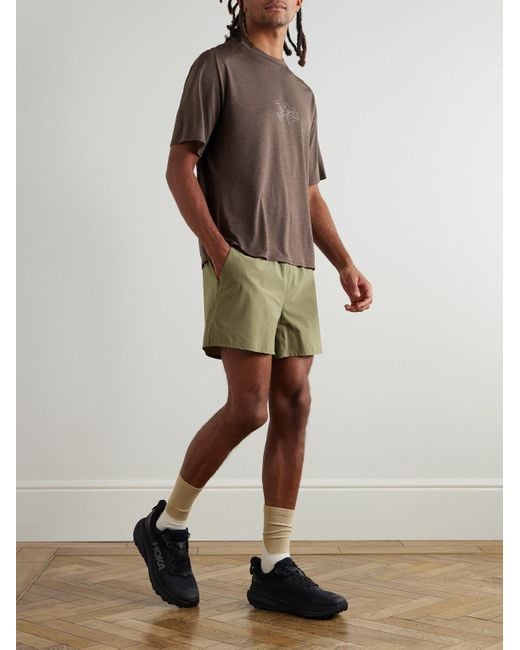 Portal Green Marka Liner 5" Mesh-trimmed Recycled-shell Running Shorts for men