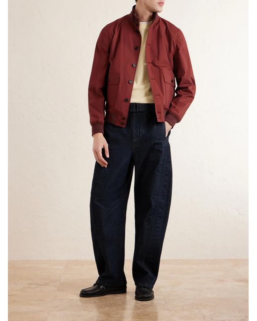 Valstar Red Ino Cotton-Blend Bomber Jacket for men