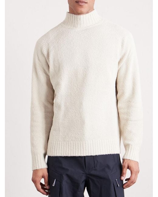 houdini White Lykan Recycled-Airweb Knit Ski Mid-Layer for men