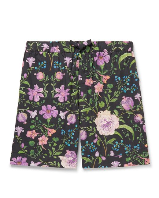 Desmond & Dempsey Persephone Floral-print Organic Cotton-poplin Pyjama ...