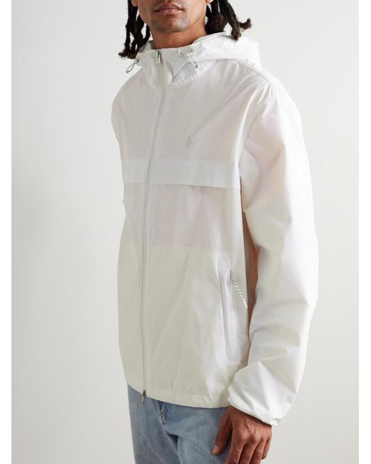 Polo Ralph Lauren Kapuzenjacke aus Shell mit Logostickerei in White für Herren