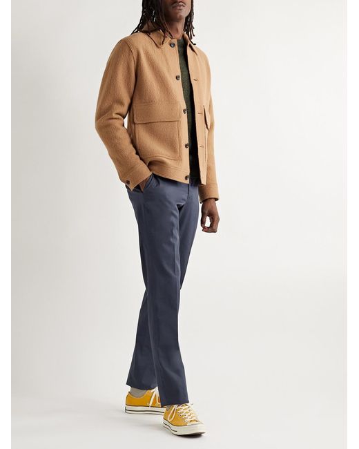 Slowear Blue Four Season Slim-Fit Cotton-Blend Chinos for men