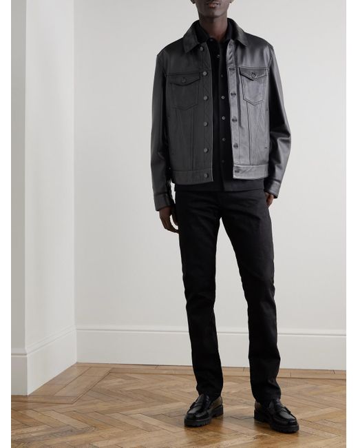 FRAME Black L'Homme Slim-Fit Jeans for men