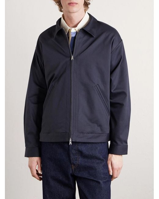 NN07 Blue Petrus 1420 Organic Cotton-blend Jacket for men
