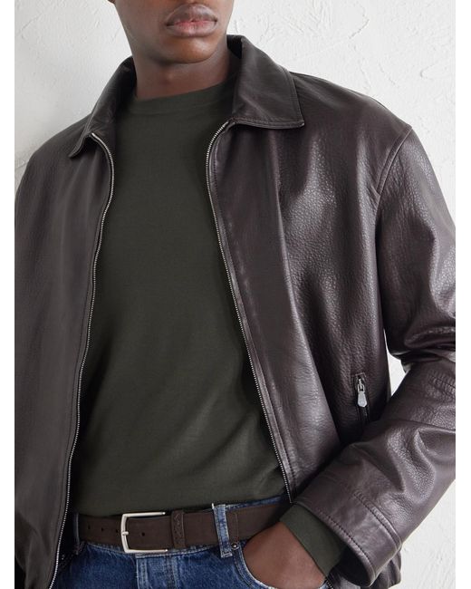 Zegna Green Wool Sweater for men