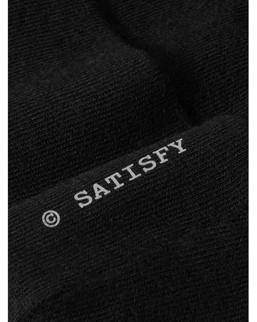 Satisfy Black Cloudmerino Beanie for men