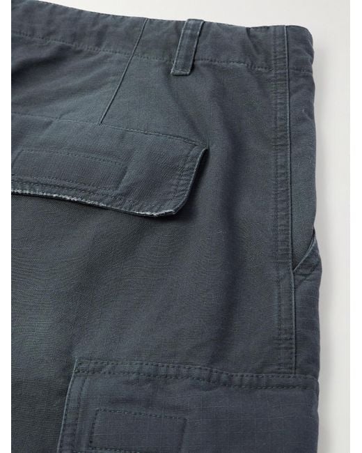 送料関税込【BALENCIAGA】Cotton ripstop and denim cargo pants Cotton ripstop and denim cargo pants in multicoloured