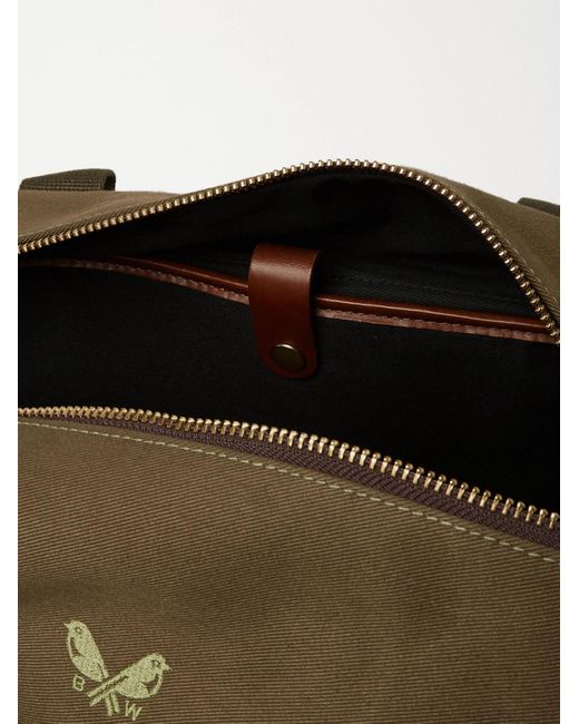 Bennett Winch Weekender Reisetasche aus Baumwoll-Canvas mit Lederbesätzen in Brown für Herren