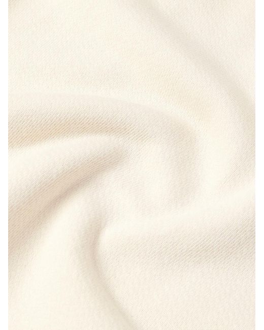 Les Tien Natural Yacht Garment-dyed Cotton-jersey Half-zip Sweatshirt for men