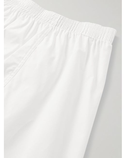 Derek Rose White Savoy Cotton Boxer Shorts for men