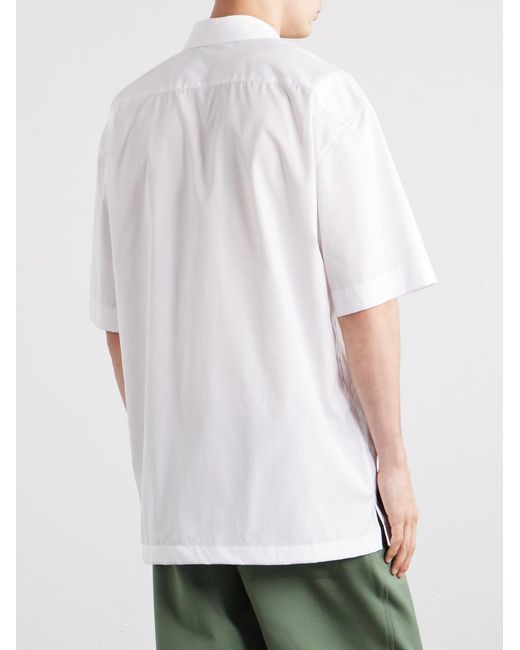 Dries Van Noten White Cassidye Cotton-poplin Shirt for men