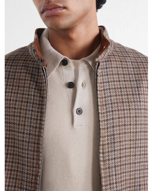 Sunspel Natural Cashmere Polo-Shirt for men