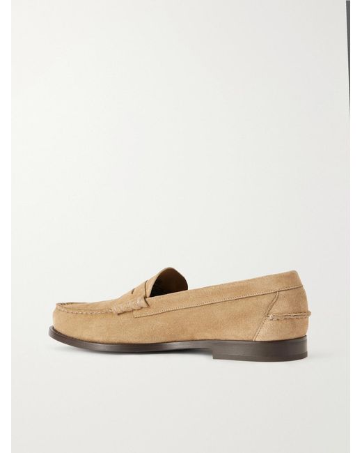 Church's White Rowley Suede Loafers for men