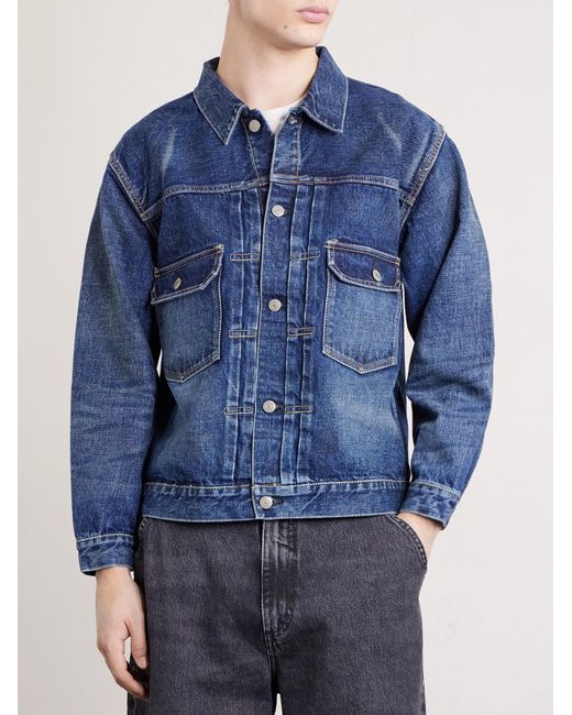 Fullcount Blue Type 2 Fear Of The Dark Selvedge Denim Jacket for men