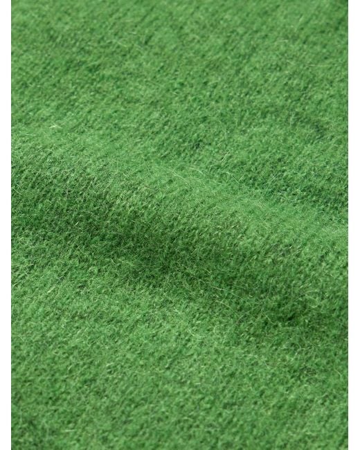 NN07 Green Throwing Fits Alfie 6512 Alpaca-blend Sweater for men