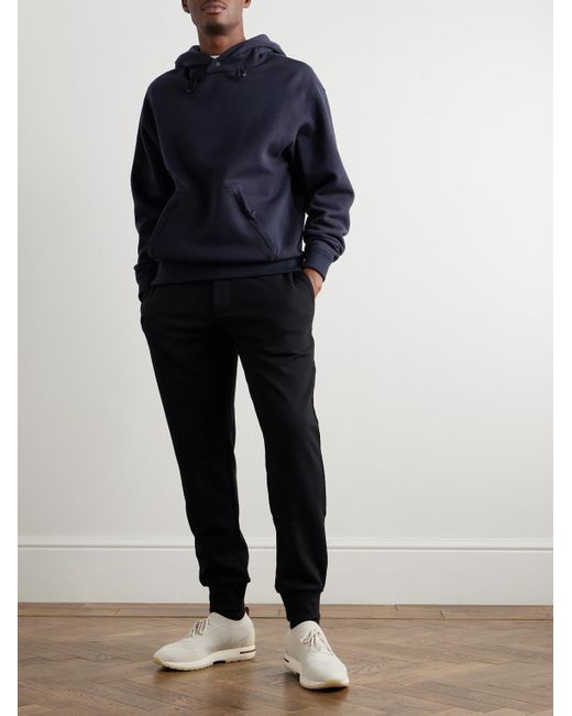 Loro Piana Blue Vogel Cotton And Cashmere-Blend Jersey Hoodie for men