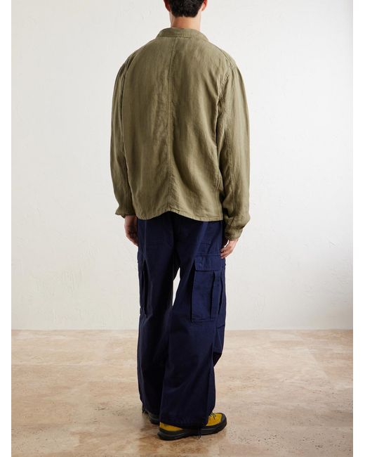 Polo Ralph Lauren Green Textured Linen Jacket for men