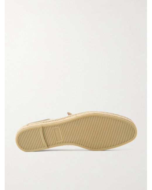 Tom Ford Natural Finn Collapsible-heel Suede Espadrilles for men