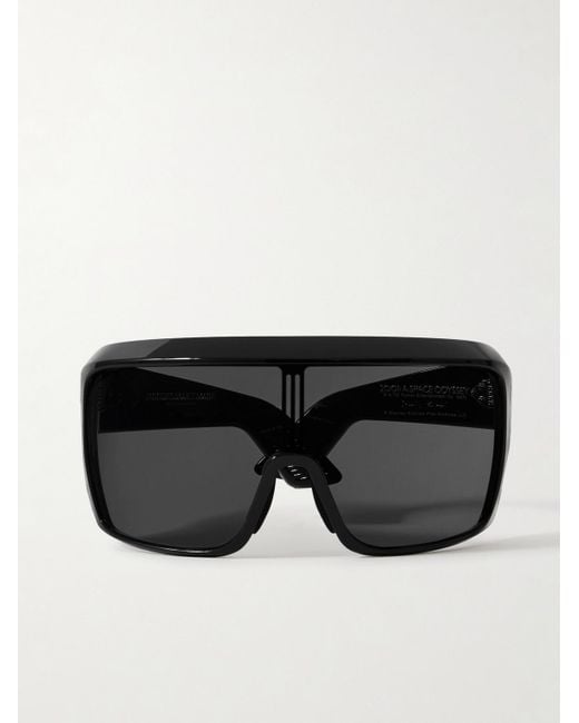 Occhiali Da Sole Oversize di Jacques Marie Mage in Black da Uomo