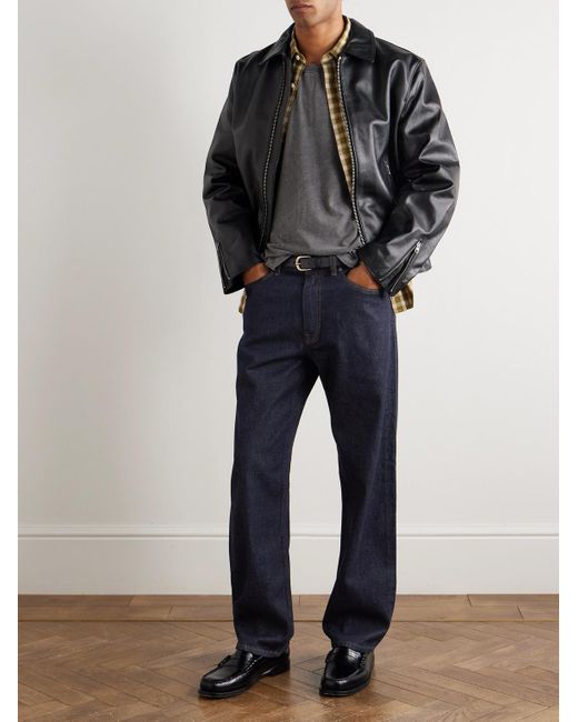 NN07 Blue Otis 1843 Straight-leg Organic Jeans for men
