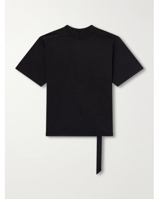 Rick Owens Black Brad Cotton-Jersey T-Shirt for men