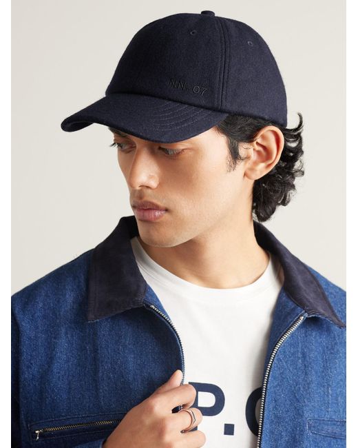 NN07 Blue Dad 9120 Wool-blend Baseball Cap for men