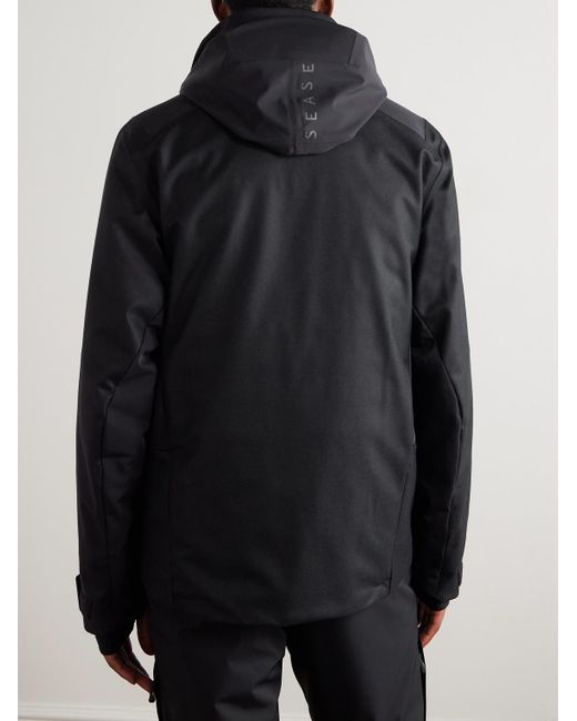 Sease Black Trace 2.0 Virgin Wool And Cashmere-Blend Twill Hooded Ski Jacket for men