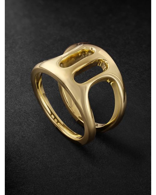 Hoorsenbuhs Phantom III Ring aus 18 Karat Gold in Black für Herren
