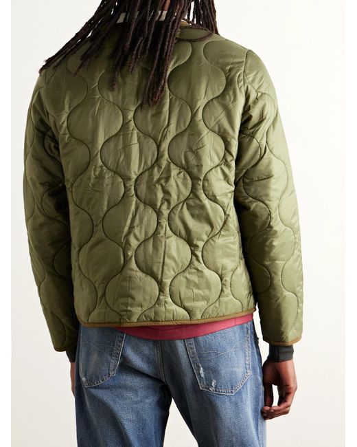 Corridor NYC Green Quilted Ripstop Jacket for men