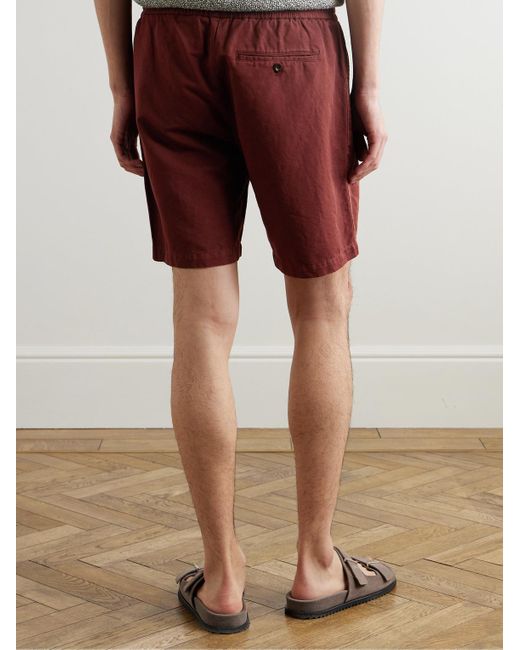 Shorts A Gamba Dritta di Mr P. in Red da Uomo
