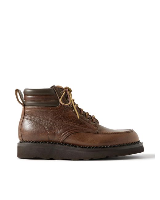 Yuketen Brown Leather Boots for men
