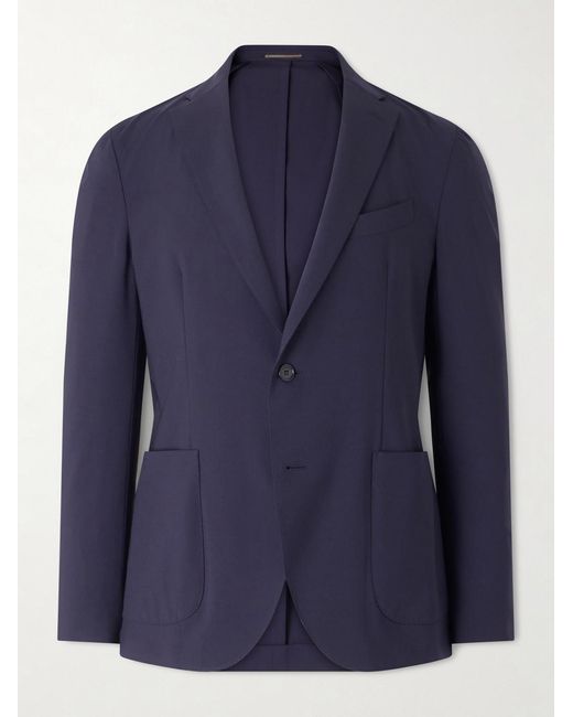 Slowear Blue Wool-blend Suit Jacket for men